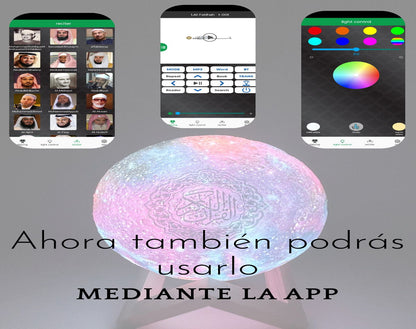 Reproductor Coránico Inteligente con Proyección LED.